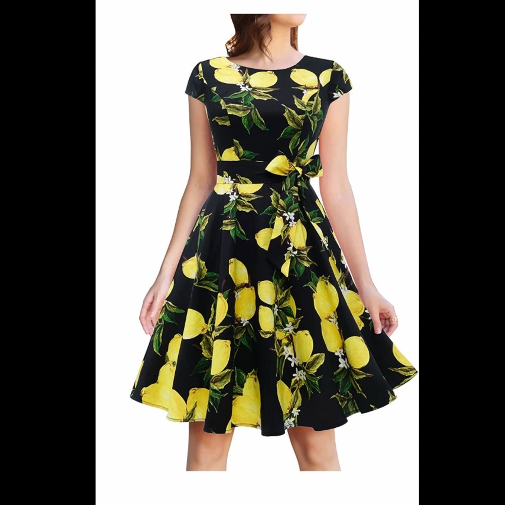 Dressystar Women Vintage Style 1950s Rockabilly Retro Cocktail Party Dress